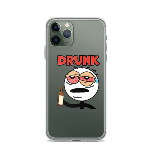 Clear Case for iPhone® drunk animated